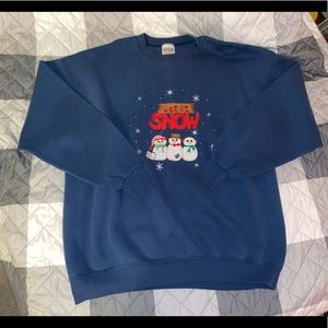 Blue Christmas sweater